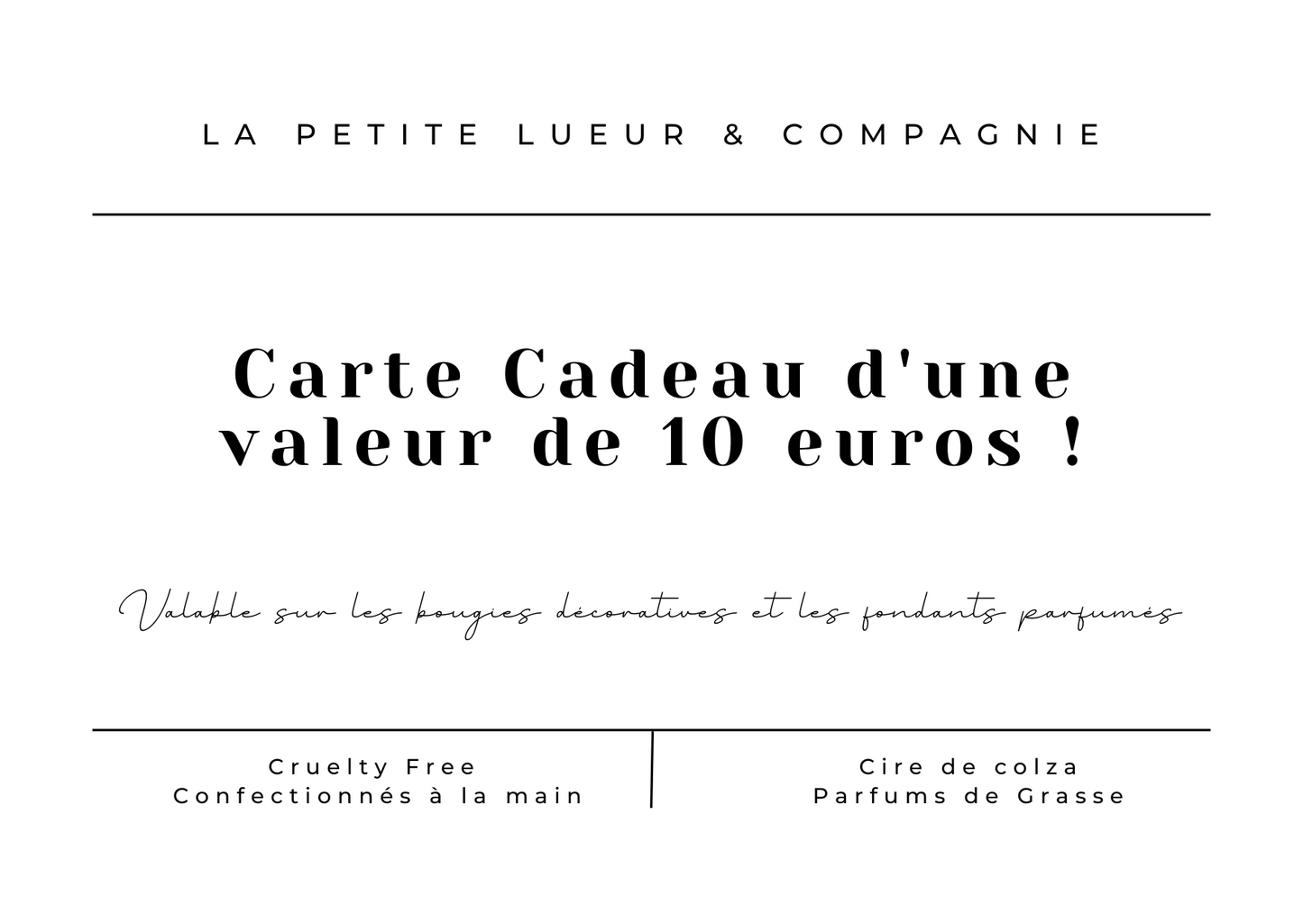 | Carte Cadeau LPL & CO |