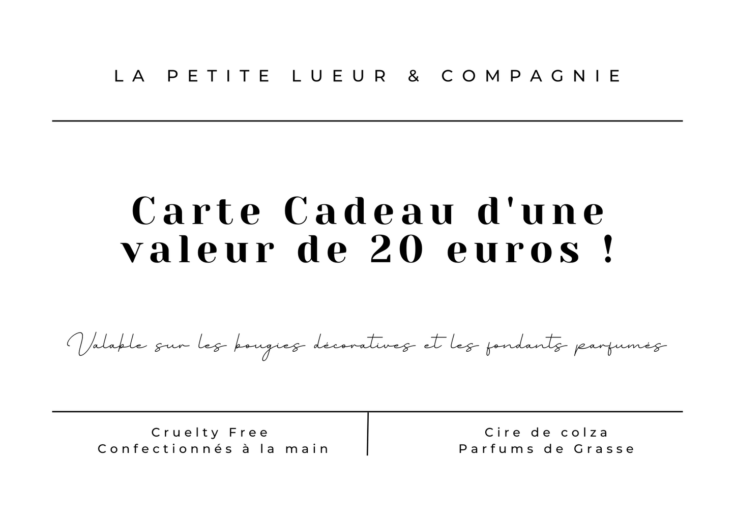 | Carte Cadeau LPL & CO |